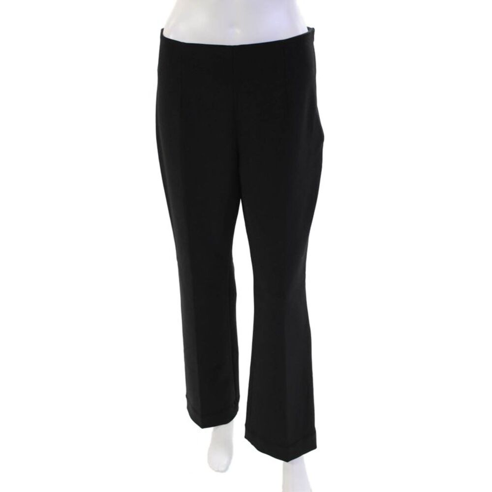 & Other Stories Womens High Rise Straight Leg Dress Pant Trousers Black Size 8